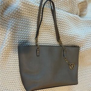 Michael Kors tan Tote Bag